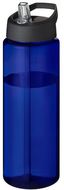 H2O Active® Eco Vibe 850 ml:n juomapullo sporttikannella, sininen, musta liikelahja logopainatuksella
