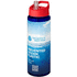 H2O Active® Eco Vibe 850 ml:n juomapullo sporttikannella, sininen, punainen lisäkuva 1