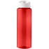 H2O Active® Eco Vibe 850 ml:n juomapullo sporttikannella, valkoinen, punainen lisäkuva 2