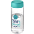H2O Active® Octave Tritan 600 ml urheilujuomapullo kierrekorkilla, läpikuultava-valkoinen, aqua-blue lisäkuva 1