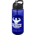 H2O Active® Octave Tritan 600 ml urheilujuomapullo nokallisella korkilla, sininen, musta lisäkuva 1