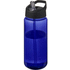 H2O Active® Octave Tritan 600 ml urheilujuomapullo nokallisella korkilla, sininen, musta liikelahja logopainatuksella
