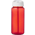 H2O Active® Octave Tritan 600 ml urheilujuomapullo nokallisella korkilla, valkoinen, punainen lisäkuva 2