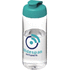 H2O Active® Octave Tritan 600 ml urheilujuomapullo pikalukittavalla korkilla, läpikuultava-valkoinen, aqua-blue lisäkuva 1