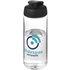 H2O Active® Octave Tritan 600 ml urheilujuomapullo pikalukittavalla korkilla, läpikuultava-valkoinen, musta lisäkuva 1