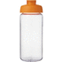H2O Active® Octave Tritan 600 ml urheilujuomapullo pikalukittavalla korkilla, läpikuultava-valkoinen, oranssi lisäkuva 2