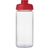 H2O Active® Octave Tritan 600 ml urheilujuomapullo pikalukittavalla korkilla, läpikuultava-valkoinen, punainen lisäkuva 2