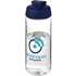 H2O Active® Octave Tritan 600 ml urheilujuomapullo pikalukittavalla korkilla, läpikuultava-valkoinen, sininen lisäkuva 1