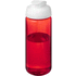 H2O Active® Octave Tritan 600 ml urheilujuomapullo pikalukittavalla korkilla, valkoinen, punainen liikelahja logopainatuksella