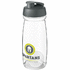 H2O Active® Pulse 600 ml -shakerpullo, läpikuultava-valkoinen, harmaa lisäkuva 2