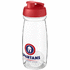 H2O Active® Pulse 600 ml -shakerpullo, läpikuultava-valkoinen, punainen lisäkuva 2