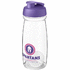 H2O Active® Pulse 600 ml -shakerpullo, läpikuultava-valkoinen, violetti lisäkuva 2