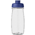 H2O Active® Pulse 600 ml flip kansi urheilujuomapullo, läpikuultava-valkoinen, sininen lisäkuva 2