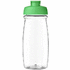 H2O Active® Pulse 600 ml flip kansi urheilujuomapullo, läpikuultava-valkoinen, vihreä lisäkuva 2