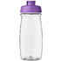 H2O Active® Pulse 600 ml flip kansi urheilujuomapullo, läpikuultava-valkoinen, violetti lisäkuva 2