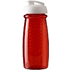 H2O Active® Pulse 600 ml läppäkantinen urheilujuomapullo & uuttaja, valkoinen, läpikuultava-punainen lisäkuva 2