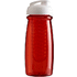 H2O Active® Pulse 600 ml läppäkantinen urheilujuomapullo & uuttaja, valkoinen, läpikuultava-punainen lisäkuva 3