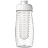 H2O Active® Pulse 600 ml läppäkantinen urheilujuomapullo & uuttaja, valkoinen, läpikuultava-valkoinen lisäkuva 2