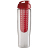 H2O Active® Tempo 700 ml flip kansi urheilujuomapullo & uuttaja, läpikuultava-valkoinen, punainen lisäkuva 3