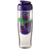 H2O Active® Tempo 700 ml flip kansi urheilujuomapullo & uuttaja, läpikuultava-valkoinen, violetti lisäkuva 1