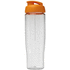 H2O Active® Tempo 700 ml flip kansi urheilujuomapullo, läpikuultava-valkoinen, oranssi lisäkuva 2