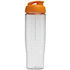 H2O Active® Tempo 700 ml flip kansi urheilujuomapullo, läpikuultava-valkoinen, oranssi lisäkuva 3