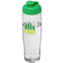 H2O Active® Tempo 700 ml flip kansi urheilujuomapullo, läpikuultava-valkoinen, vihreä lisäkuva 1