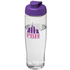 H2O Active® Tempo 700 ml flip kansi urheilujuomapullo, läpikuultava-valkoinen, violetti lisäkuva 1