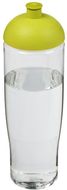H2O Active® Tempo 700 ml kupukantinen urheilujuomapullo, läpikuultava-valkoinen, kalkinvihreä liikelahja logopainatuksella