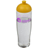 H2O Active® Tempo 700 ml kupukantinen urheilujuomapullo, läpikuultava-valkoinen, keltainen lisäkuva 1