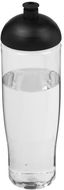H2O Active® Tempo 700 ml kupukantinen urheilujuomapullo, läpikuultava-valkoinen, musta liikelahja logopainatuksella