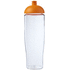 H2O Active® Tempo 700 ml kupukantinen urheilujuomapullo, läpikuultava-valkoinen, oranssi lisäkuva 2