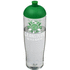 H2O Active® Tempo 700 ml kupukantinen urheilujuomapullo, läpikuultava-valkoinen, vihreä lisäkuva 1