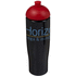 H2O Active® Tempo 700 ml kupukantinen urheilujuomapullo, musta, punainen lisäkuva 1