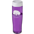 H2O Active® Tempo 700 ml vesipullo kierrekannella, valkoinen, violetti lisäkuva 2