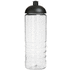 H2O Active® Treble 750 ml -urheilujuomapullo kupukannella, läpikuultava-valkoinen, musta lisäkuva 2