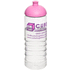 H2O Active® Treble 750 ml -urheilujuomapullo kupukannella, läpikuultava-valkoinen, ruusu lisäkuva 1