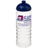 H2O Active® Treble 750 ml -urheilujuomapullo kupukannella, läpikuultava-valkoinen, sininen lisäkuva 1