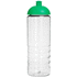 H2O Active® Treble 750 ml -urheilujuomapullo kupukannella, läpikuultava-valkoinen, vihreä lisäkuva 2