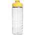 H2O Active® Treble 750 ml -urheilujuomapullo läppäkannella, läpikuultava-valkoinen, keltainen lisäkuva 2