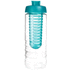H2O Active® Treble 750 ml pullo, läppäkansi ja uuttaja, läpikuultava-valkoinen, aqua-blue lisäkuva 2