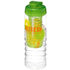 H2O Active® Treble 750 ml pullo, läppäkansi ja uuttaja, läpikuultava-valkoinen, kalkinvihreä lisäkuva 1