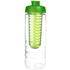 H2O Active® Treble 750 ml pullo, läppäkansi ja uuttaja, läpikuultava-valkoinen, kalkinvihreä lisäkuva 2