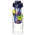 H2O Active® Treble 750 ml pullo, läppäkansi ja uuttaja, läpikuultava-valkoinen, sininen lisäkuva 1