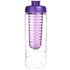 H2O Active® Treble 750 ml pullo, läppäkansi ja uuttaja, läpikuultava-valkoinen, violetti lisäkuva 2