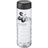 H2O Active® Treble 750 ml vesipullo kierrekannella, läpikuultava-valkoinen, musta lisäkuva 1