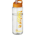 H2O Active® Vibe 850 ml -urheilujuomapullo kaatonokkakannella, läpikuultava-valkoinen, oranssi lisäkuva 1