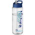 H2O Active® Vibe 850 ml -urheilujuomapullo kaatonokkakannella, läpikuultava-valkoinen, sininen lisäkuva 1