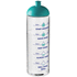H2O Active® Vibe 850 ml -urheilujuomapullo kupukannella, läpikuultava-valkoinen, aqua-blue lisäkuva 1