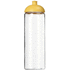 H2O Active® Vibe 850 ml -urheilujuomapullo kupukannella, läpikuultava-valkoinen, keltainen lisäkuva 2